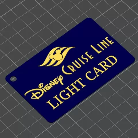 Disney Cruise - DCL - Light Switch Card - Magnetic