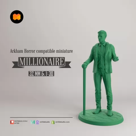 Millionaire - Arkham Horror compatible by MT3D Studio