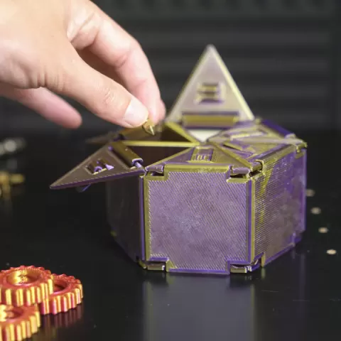 Hexagon Star Box by 3D Printer Academy