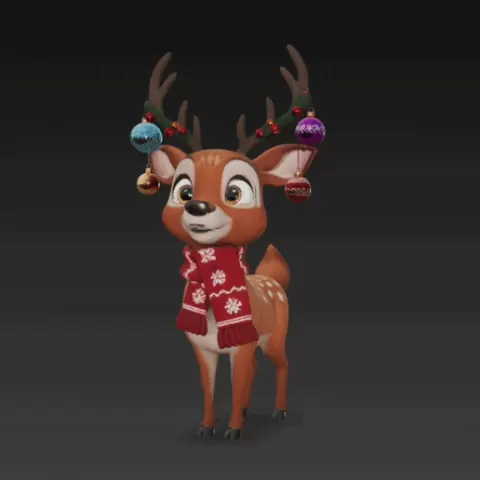 Christmas deer