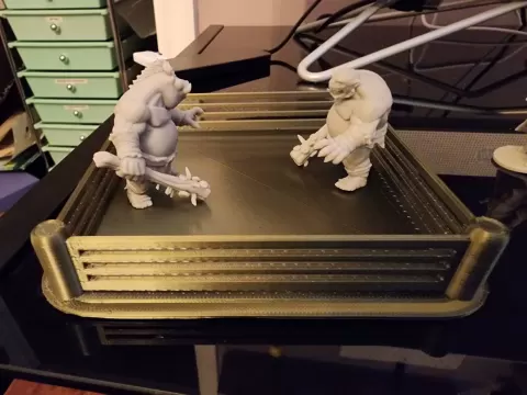 Wrestling Ring for Miniatures - WessMann
