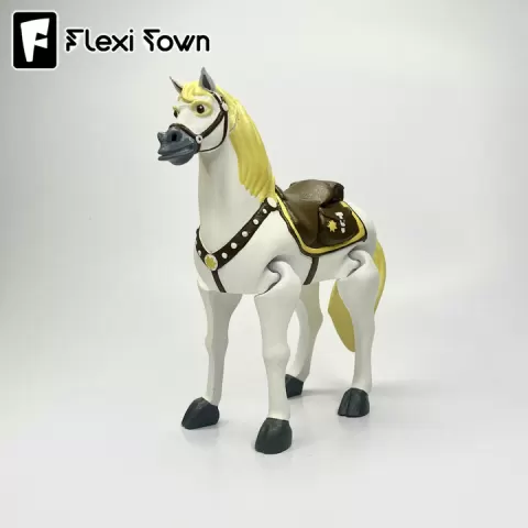 Flexi Maximus - Lose Mane, Horses Collection , Articulated fidget figure, 3mf included by Flexi Town