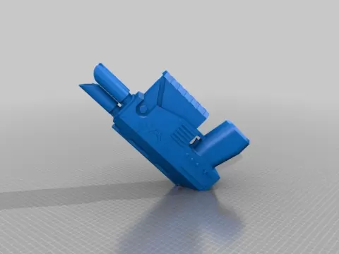 triple barrelled laspistol