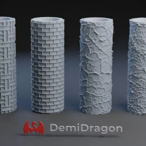 Textured Terrain Rollers by DemiDragon