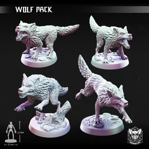 Wolf Pack [Wild Wolfs] by Dungeon Dog