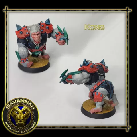 STAR PLAYER KONG - FANTASY FOOTBALL SAVANNAH TEAM by Galladur's 3D printed models
