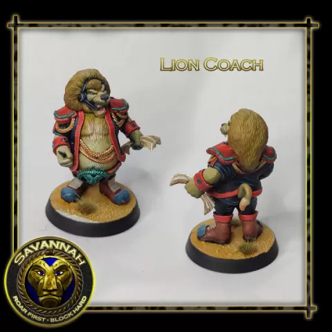 LION COACH - FANTASY FOOTBALL SAVANNAH TEAM by Galladur's 3D printed models