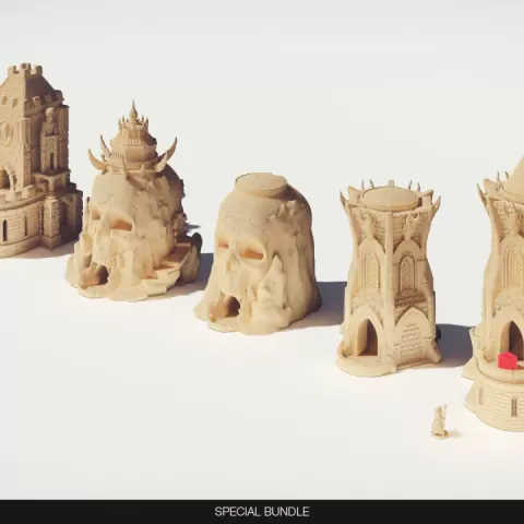 Dice Towers Bundle by Wonder Worlds