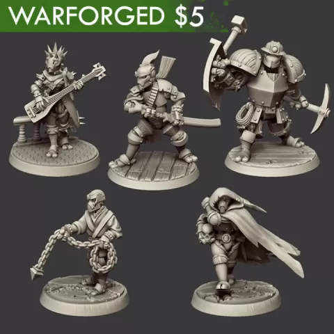 Warforged Set by Stonehaven Miniatures