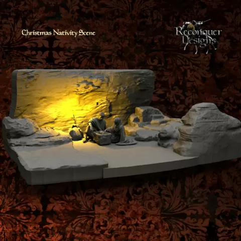Christmas Nativity Scene by Reconquer Designs