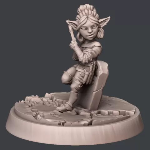 Gnome Rogue by Stonehaven Miniatures