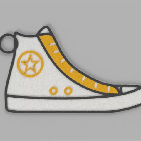converse sneaker keychain