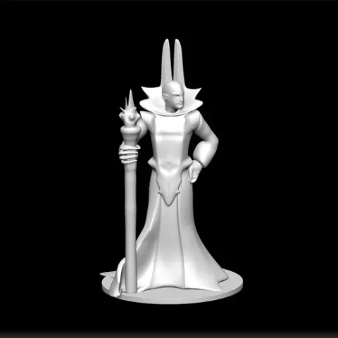 King Model STL - Regal Figure Print - Monarch Sculpture Design - Fantasy Character Files - Royal Leader Replica