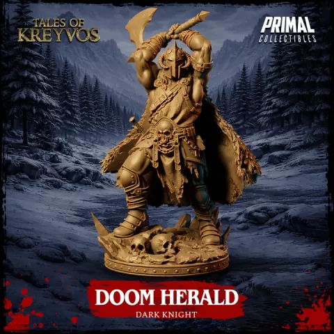 Dark Knight - Doom Herald - May 2026 - Tales of Kreyvos by PRIMAL Collectibles