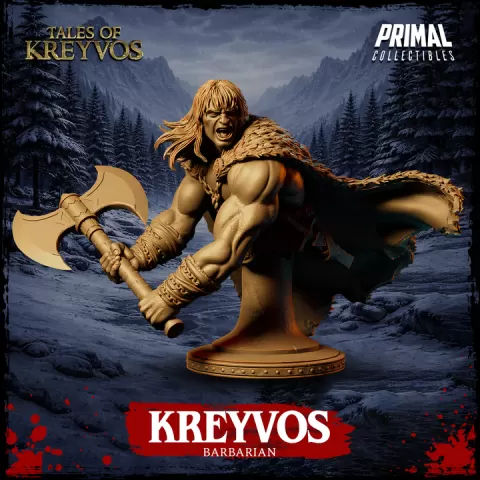 Northman - Kreyvos - Bust - May 2026 - Tales of Kreyvos by PRIMAL Collectibles