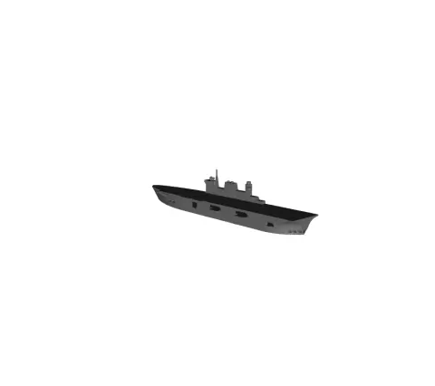 1/1250 Scale HMS Ocean Class.stl