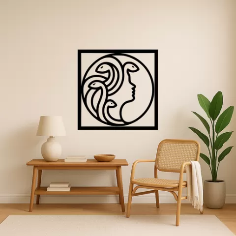 Wonder Woman Wonder Woman Medusa Wall Art Framed