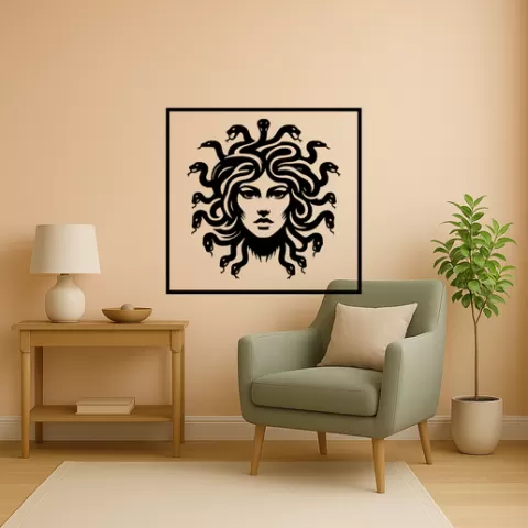 Wonder Woman Wonder Woman Medusa Wall Art Framed