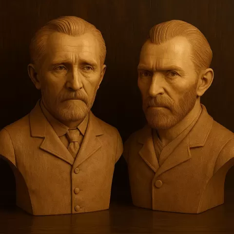 Van Gogh 2 busts - Ha333aP