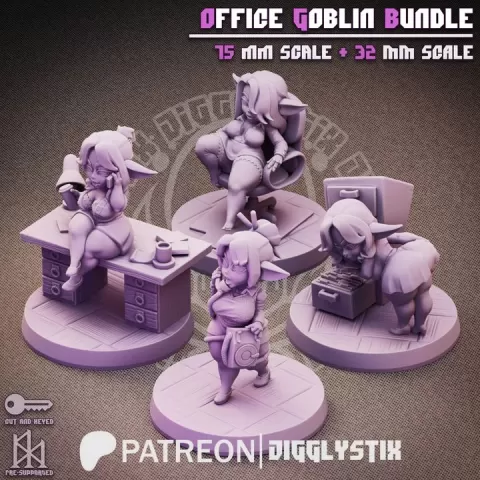Office Goblin Bundle by Jigglystix