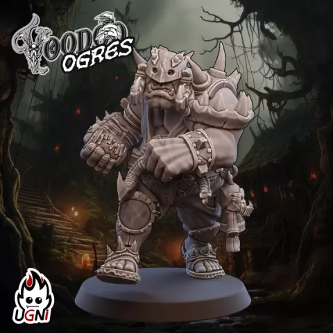 Ogre #02 - Voodoo Ogres - Fantasy Football by UGNI Miniatures