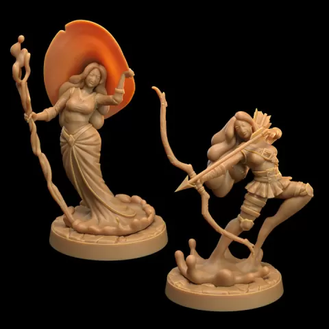 Plasmoid Girls | Witch Ranger | PRESUPPORTED | Oozes VS Mimics by The Dragon Trappers Lodge