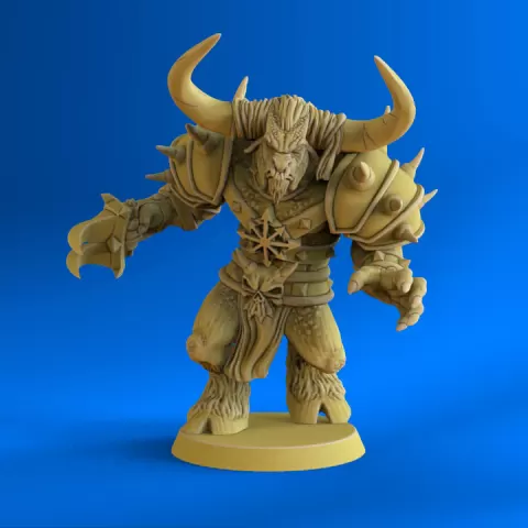 Chaos minotaur by Calaverd3D