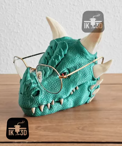 Dragon Glasses Holder / Phone Holder/ Jewelry Tray / 3MF Included / No Supports