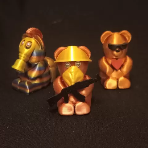 Bears - DIY mode, modular, print in place