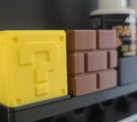 [Gridfinity] Bin - 1x1 x45mm - Mario Quest Block