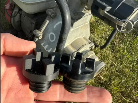 Plug for water pump