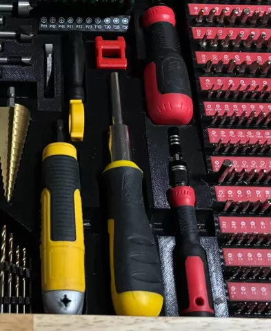 Stanley screwdriver and strebito bit magnetizer