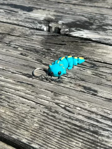 Axolotl Fidget Keychain