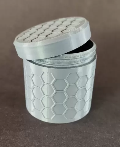 Threaded Hex Container
