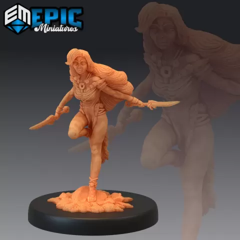 Wildling Princess Dagger / Female Human Character / Nordic Free Folk by Epic-Miniatures