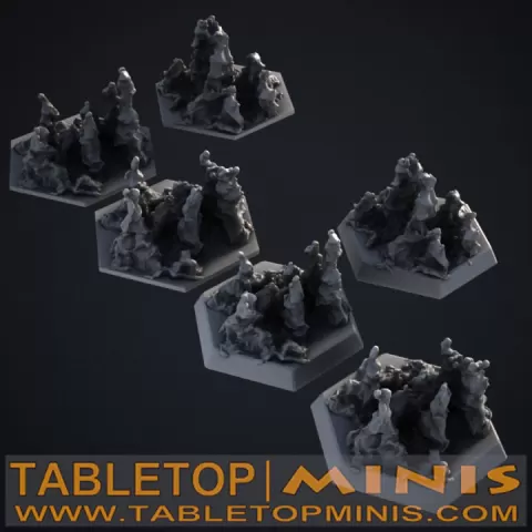 Fire Token for Battletech Map by TableTopMinis