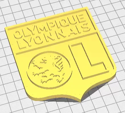 Logo olympique lyonnais.STL