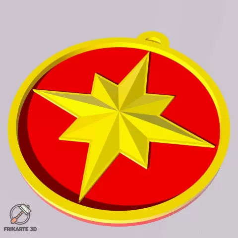 Captain Marvel Keychain