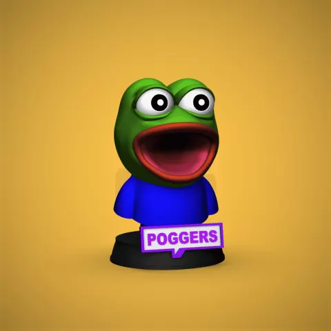 Poggers -Pepe Emote Bust