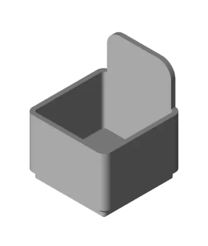 Gridfinity 1x1 with Front/Back Tab