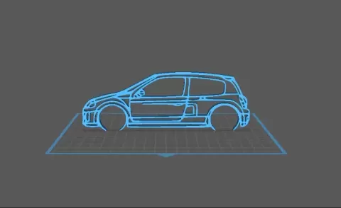 Renault - Clio 3 V6 Wall Art