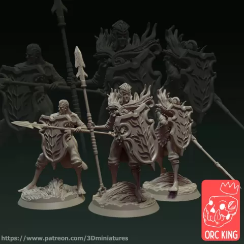 Wood Elves (Bundle) by Orc King Studio
