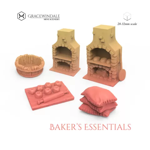 Baker's Set by Gracewindale Mini Scenery