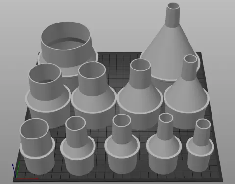 Vacuum hose adapters for all common sizes