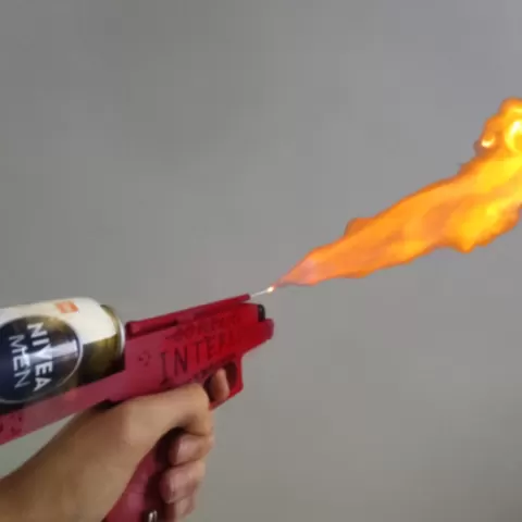 A working flamethrower