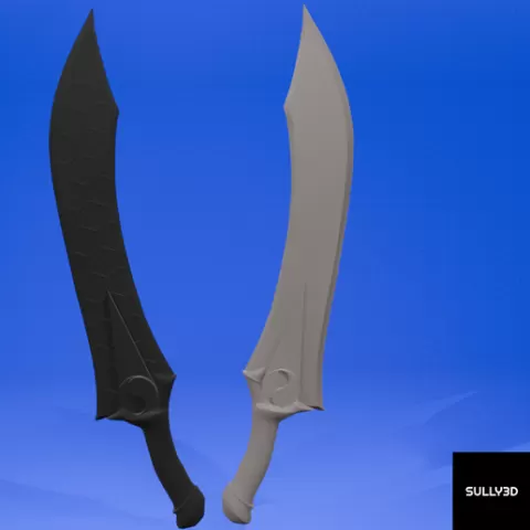 Kanshou and Bakuya | Inspired by Archer's Weapons from Fate Stay/Night and Fate Grand/Order | 1:1 | 50cm Length | STL Files for 3D Printing
