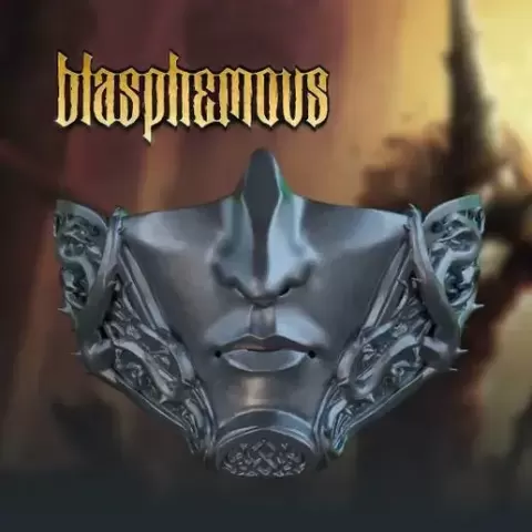 Blasphemous Oni Mask - Abe Illustrations