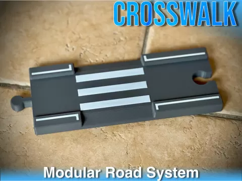 Single Lane Zebra Crossing for Toy City Roadsystem