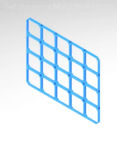 10x8 MU (5x4 LU) - MultiBoard Square Plate