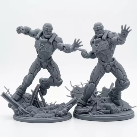 Sentinels Dual Pose - 40mm Marvel Crisis Protocol Scale
